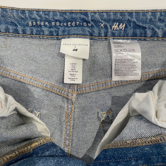 Brock Collection jeans for H&M sold out straight high rise 8 - Picture 2 of 6